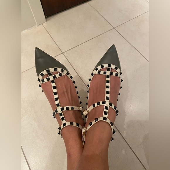 Valentino rockstud Flat Shoes size 39 - Picture 14 of 15